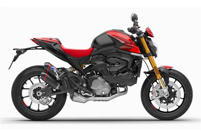 Ducati Monster SP side view.